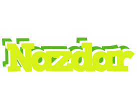 Nazdar citrus logo