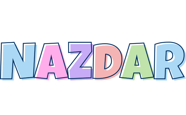Nazdar pastel logo