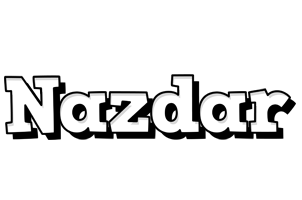 Nazdar snowing logo