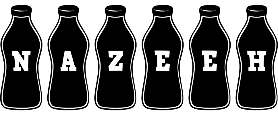 Nazeeh bottle logo