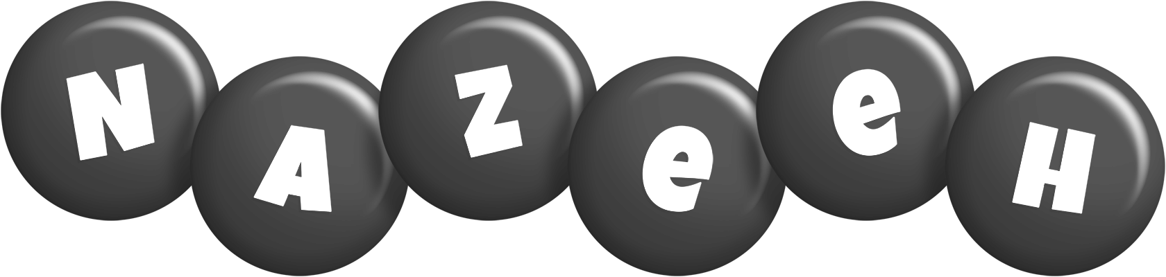 Nazeeh candy-black logo