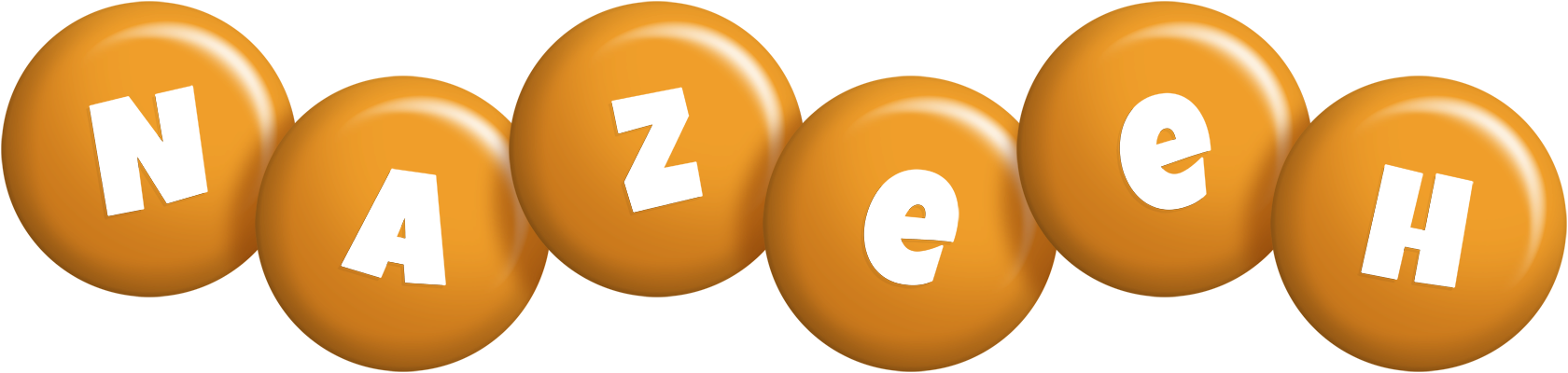 Nazeeh candy-orange logo