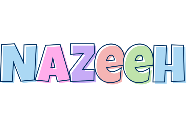Nazeeh pastel logo