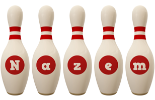 Nazem bowling-pin logo