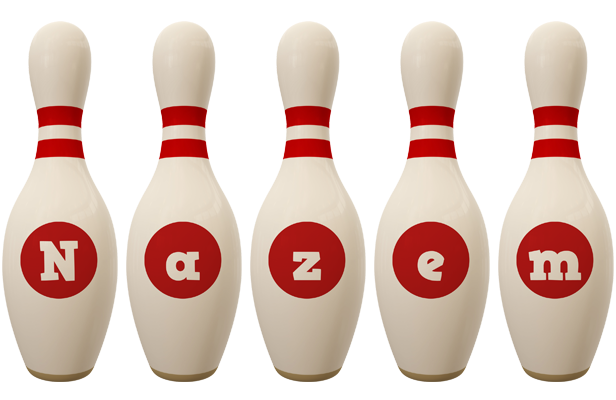 Nazem bowling-pin logo