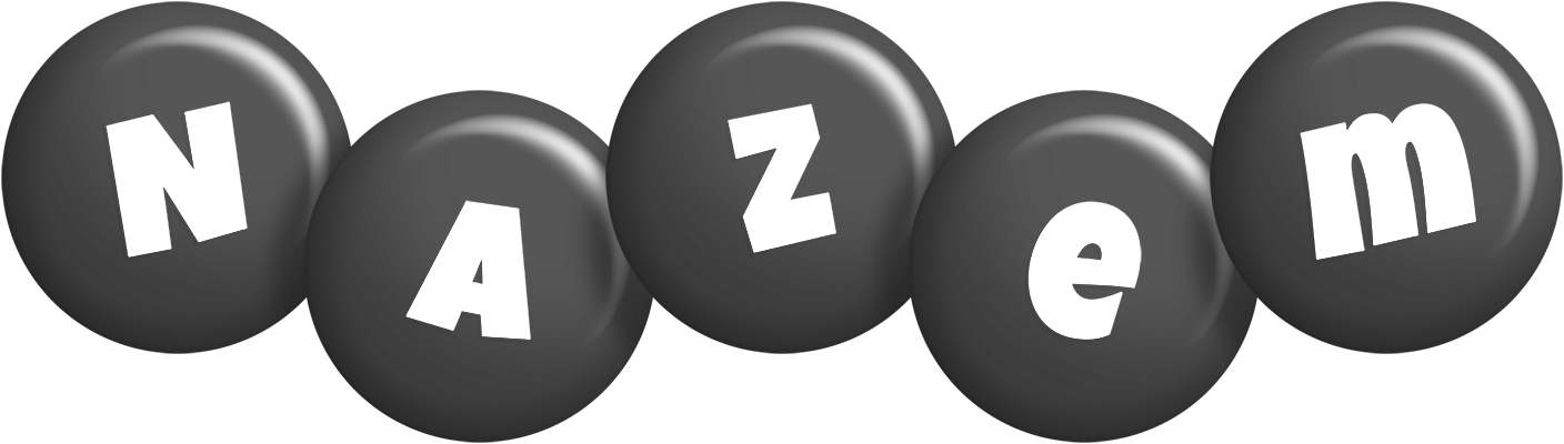 Nazem candy-black logo