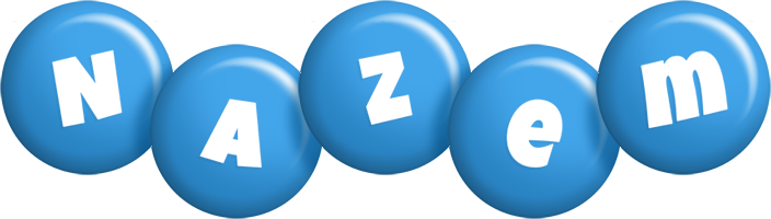 Nazem candy-blue logo