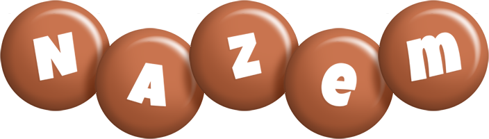 Nazem candy-brown logo