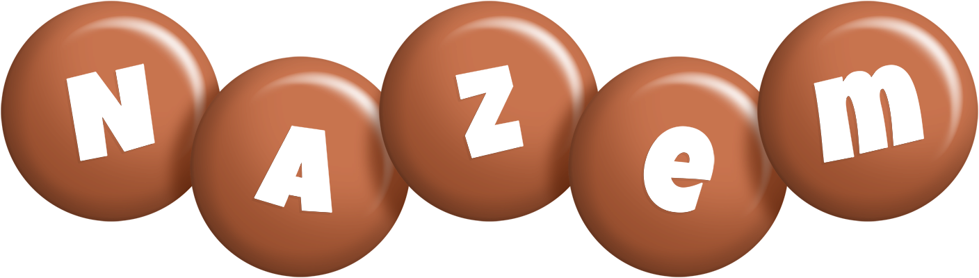 Nazem candy-brown logo