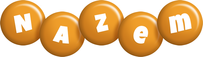 Nazem candy-orange logo