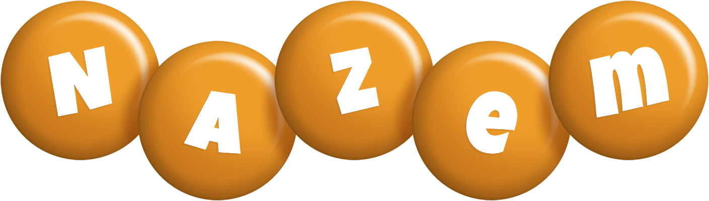 Nazem candy-orange logo