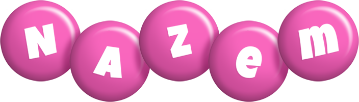 Nazem candy-pink logo