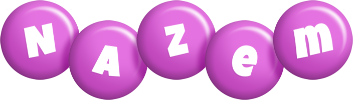 Nazem candy-purple logo