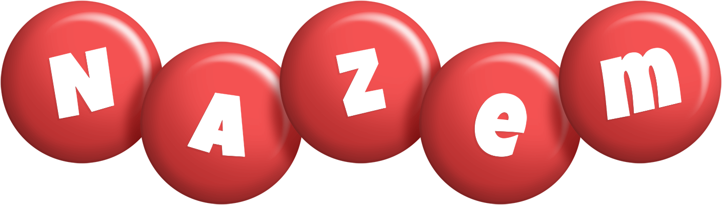 Nazem candy-red logo