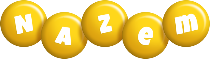 Nazem candy-yellow logo