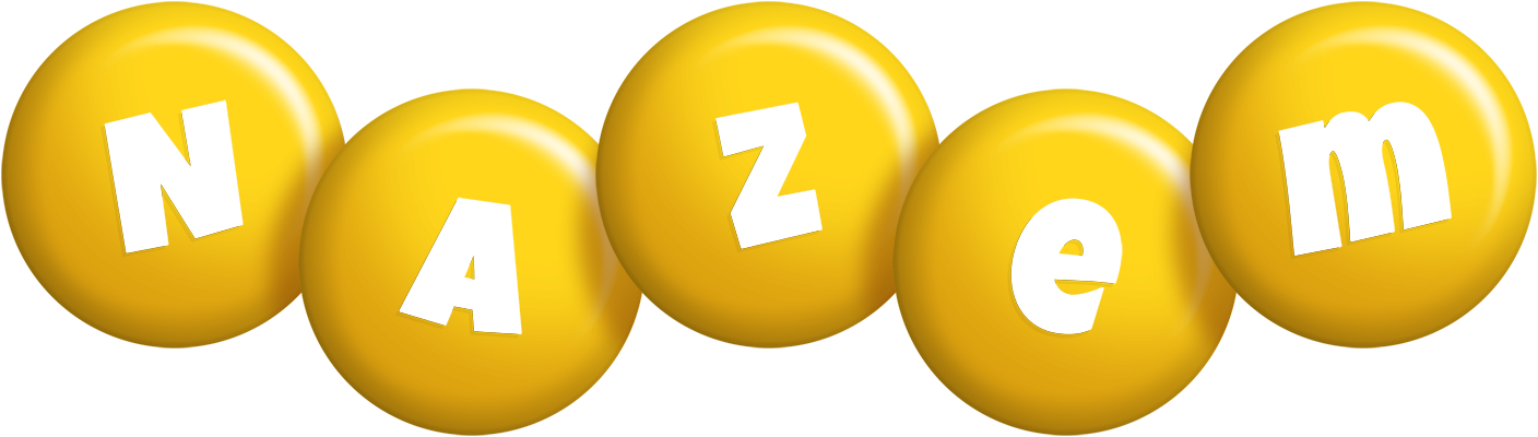 Nazem candy-yellow logo