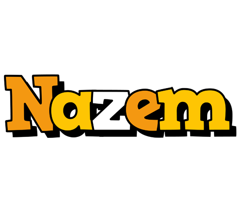 Nazem cartoon logo