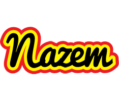 Nazem flaming logo