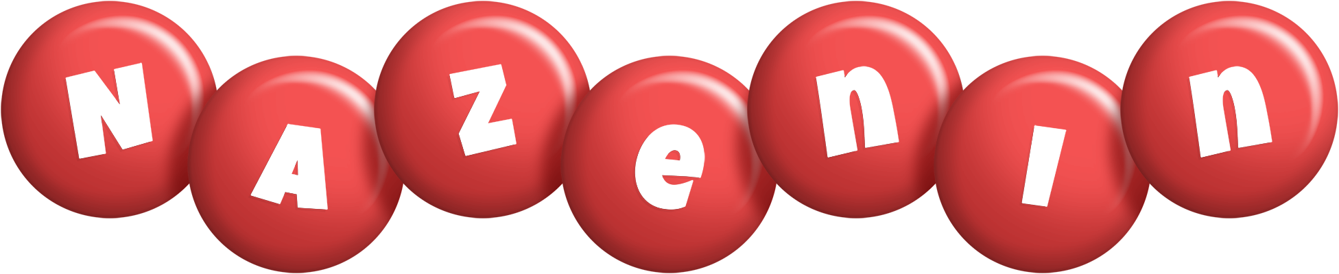 Nazenin candy-red logo