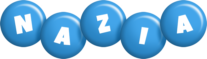 Nazia candy-blue logo