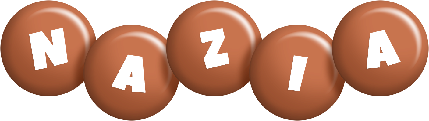 Nazia candy-brown logo