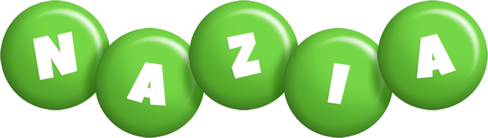 Nazia candy-green logo