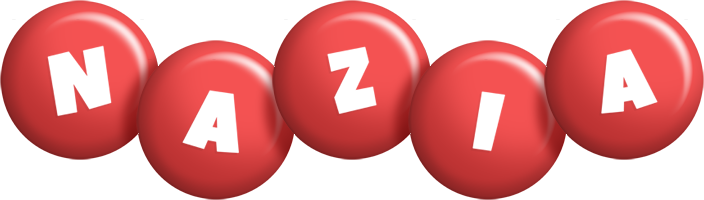 Nazia candy-red logo