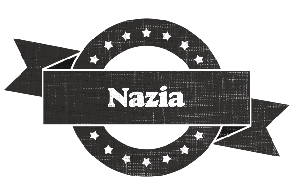 Nazia grunge logo
