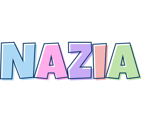 Nazia pastel logo