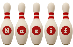 Nazif bowling-pin logo