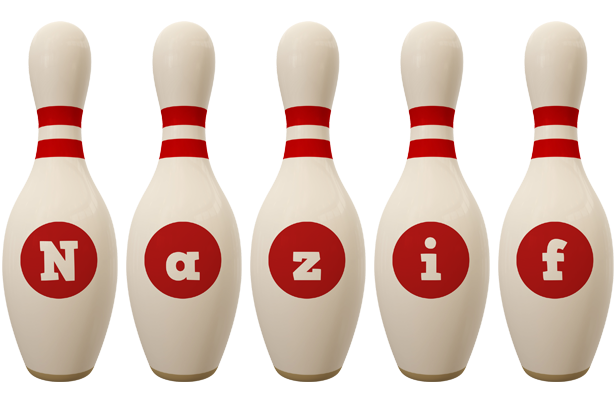Nazif bowling-pin logo