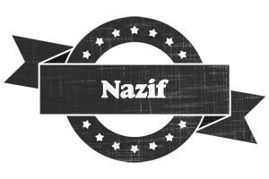Nazif grunge logo