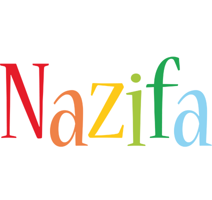 Nazifa birthday logo