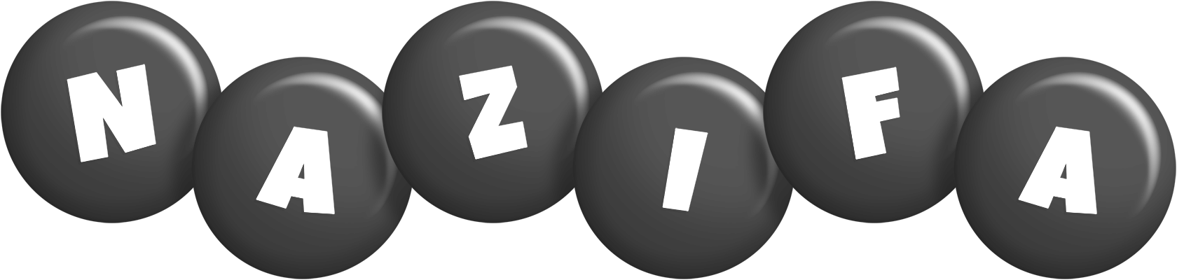 Nazifa candy-black logo