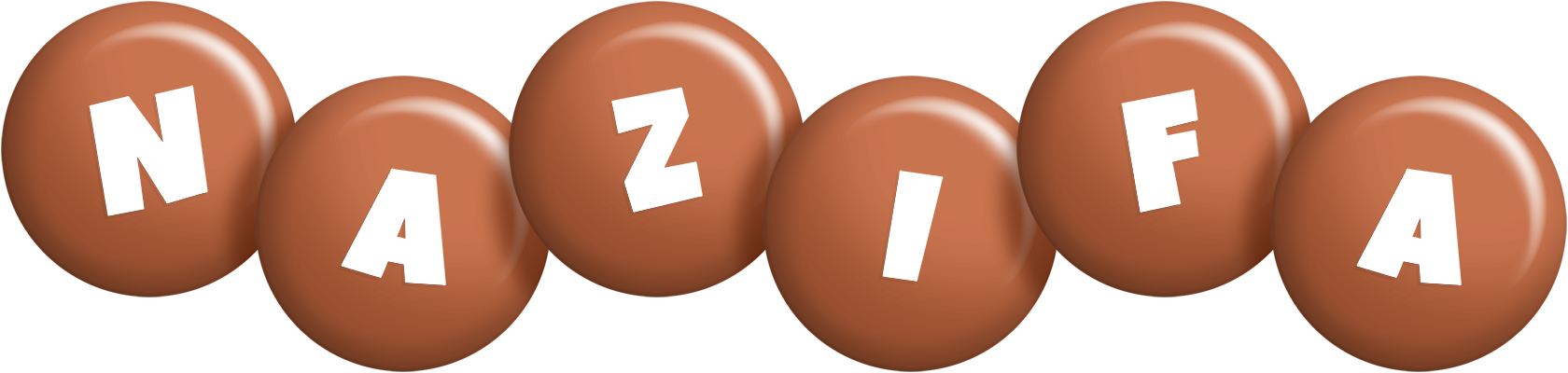 Nazifa candy-brown logo