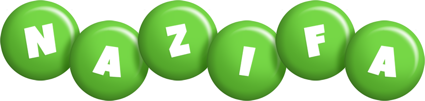 Nazifa candy-green logo