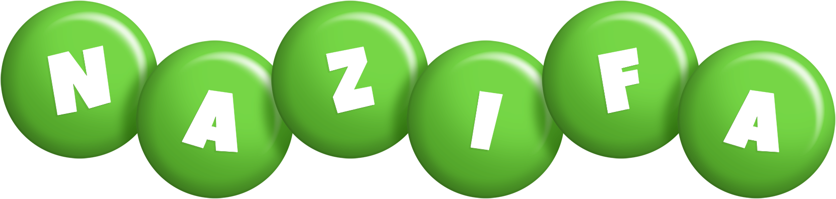 Nazifa candy-green logo