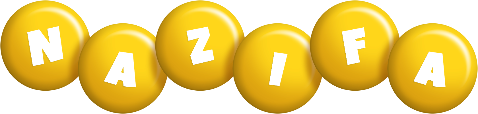 Nazifa candy-yellow logo