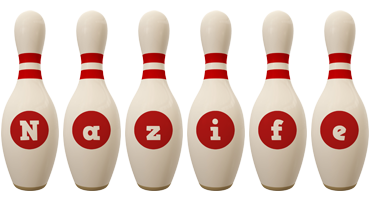 Nazife bowling-pin logo