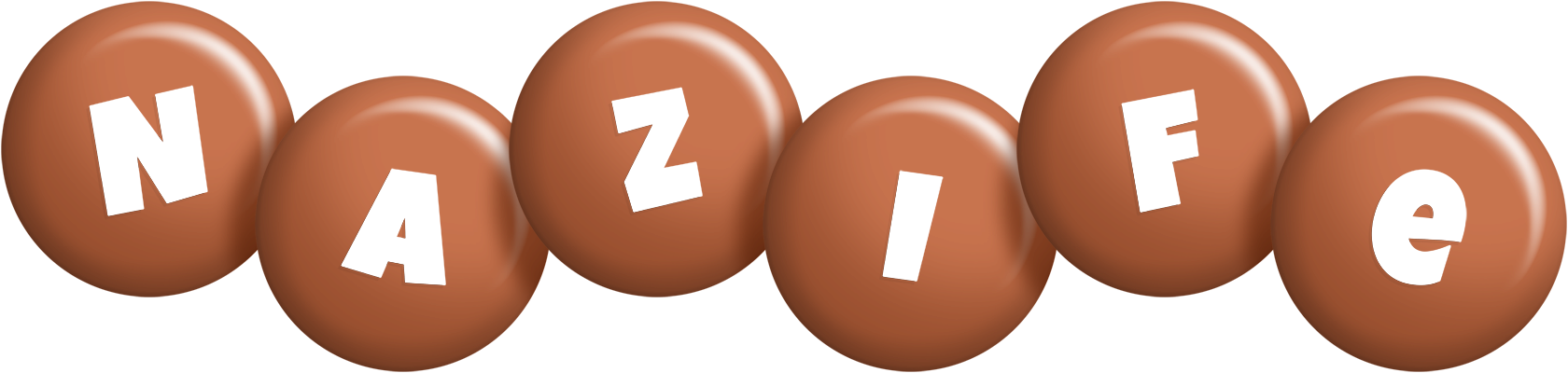 Nazife candy-brown logo
