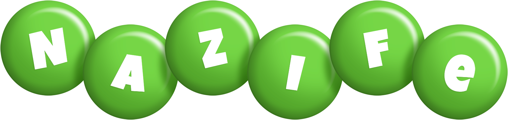 Nazife candy-green logo