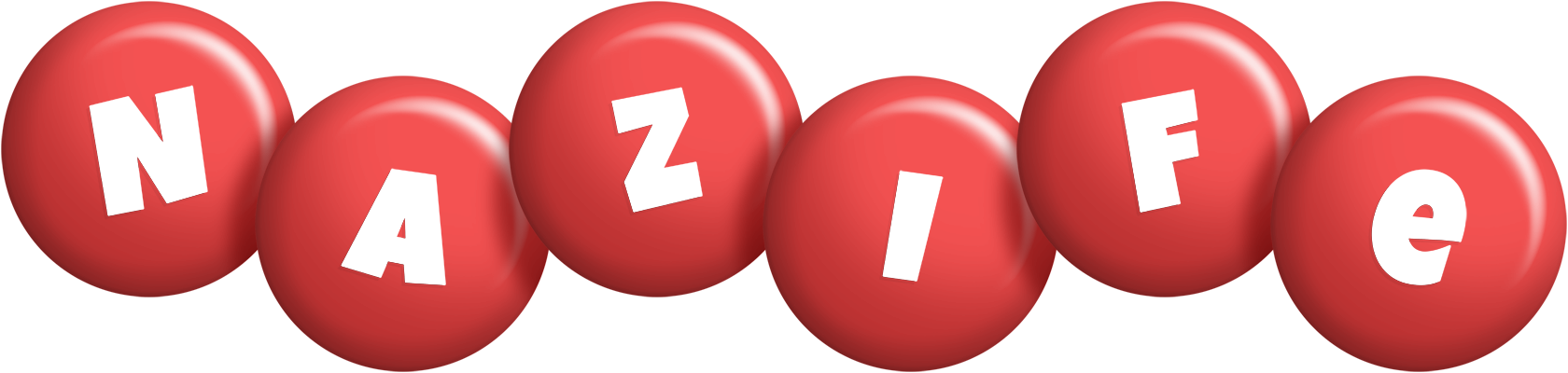 Nazife candy-red logo