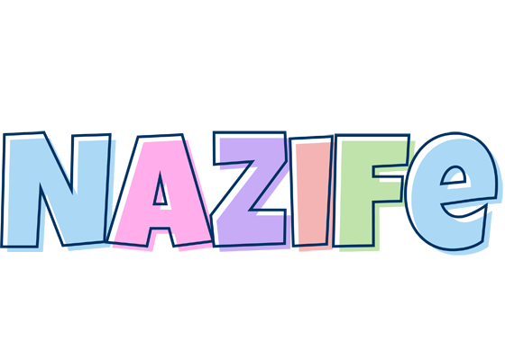 Nazife pastel logo