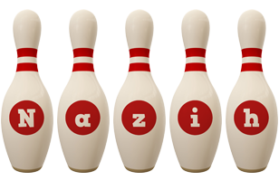 Nazih bowling-pin logo