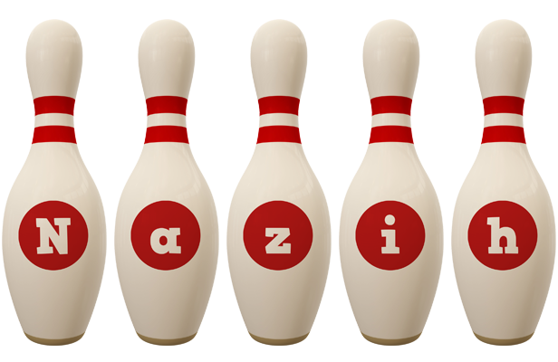 Nazih bowling-pin logo