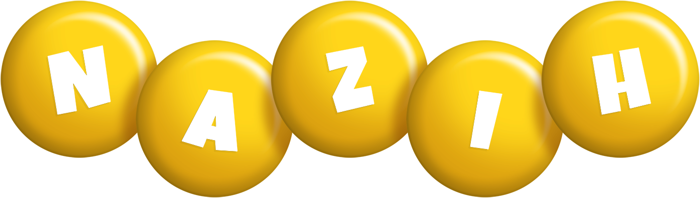 Nazih candy-yellow logo