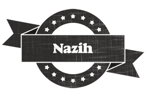 Nazih grunge logo