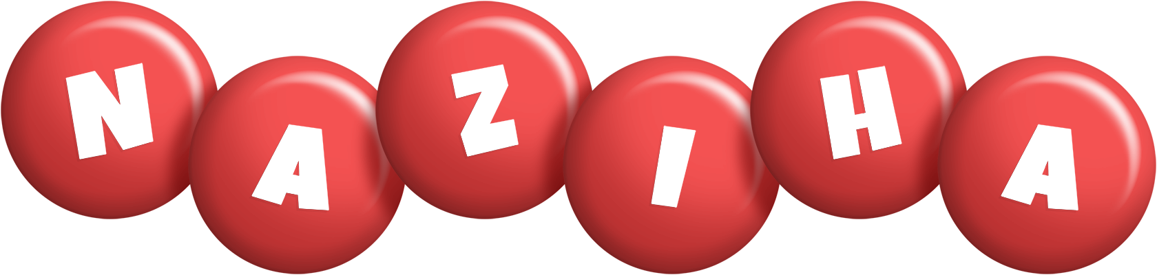 Naziha candy-red logo