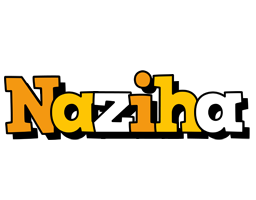 Naziha cartoon logo