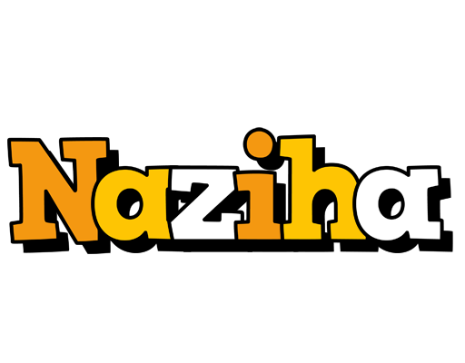 Naziha cartoon logo